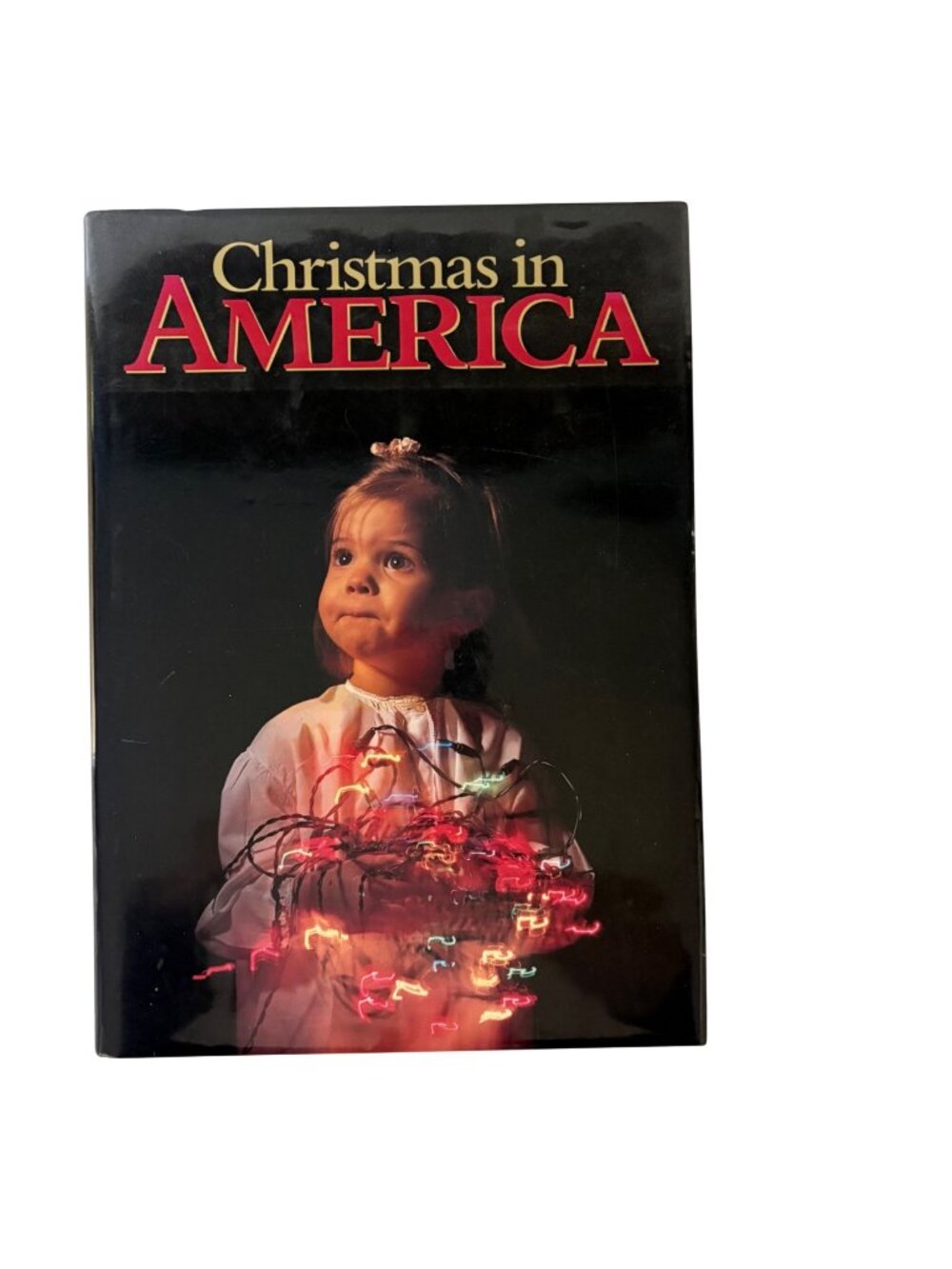 Christmas In America Hardcover Book First Printing 1988 Pictorial Works Vintage